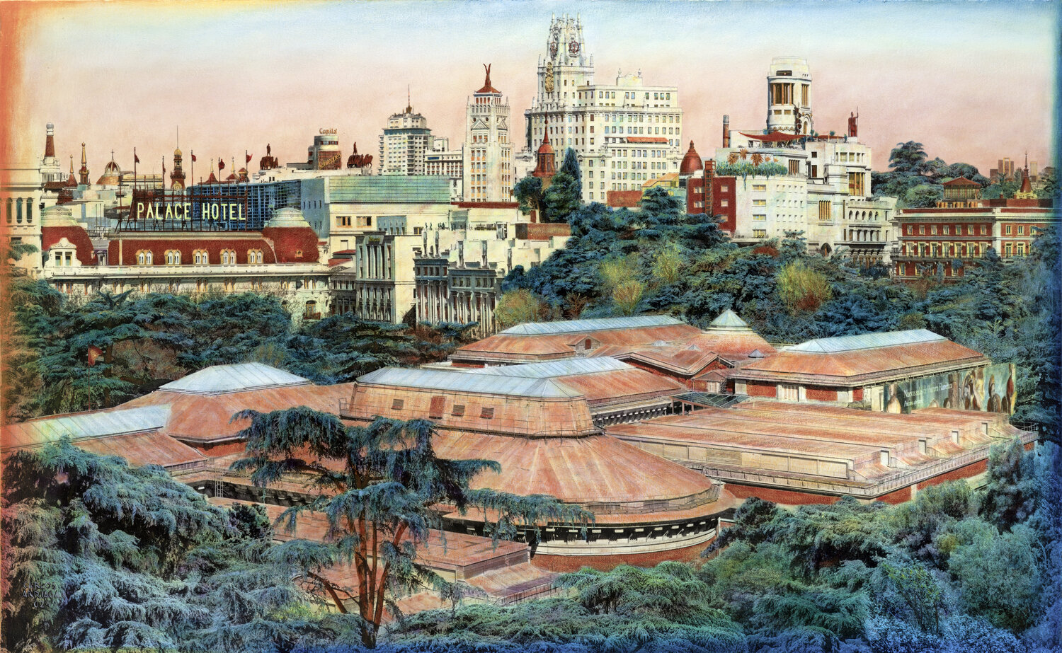 Arte en el Corazón de la Ciudad. Madrid Carlos Arriaga Original painting for sale