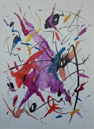 I'LL PLAY THE BLUES FOR YOU by Valeriano CORTÁZAR, Painting for Sale on Select