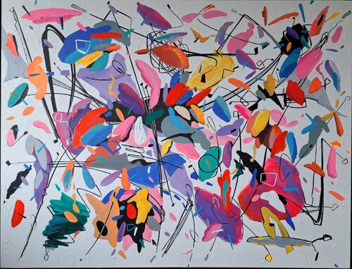 ANDANTE - C21 - MOZART by Valeriano CORTÁZAR, Painting for Sale on Select