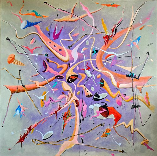 ALLEGRO CON FUOCO by Valeriano CORTÁZAR, Painting for Sale on Select