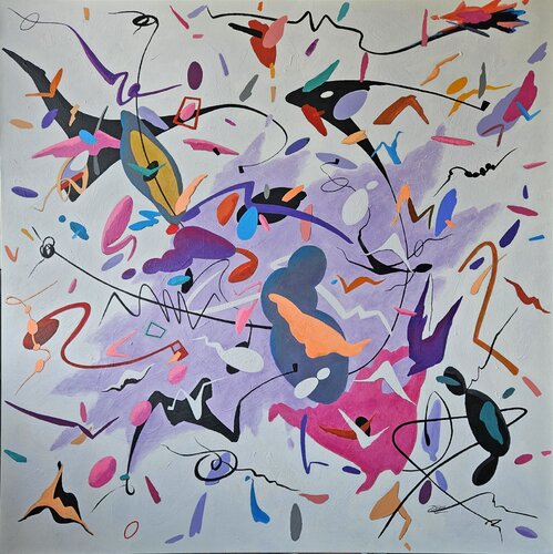 JOIE DE VIVRE (II) by Valeriano CORTÁZAR, Painting for Sale on Select
