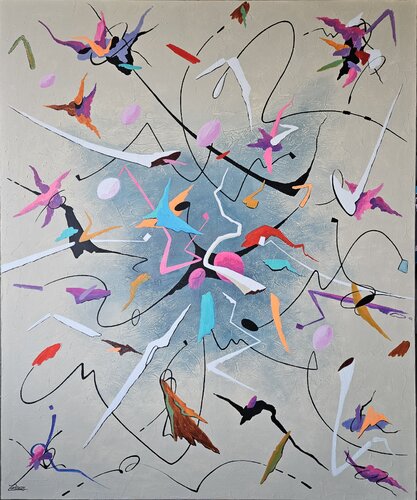 SURE THING - ST GERMAIN by Valeriano CORTÁZAR, Painting for Sale on Select