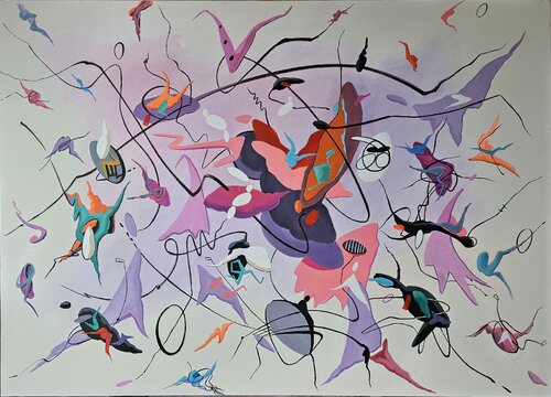 ET SI TU N´´'EXISTAIS PAS by Valeriano CORTÁZAR, Painting for Sale on Select