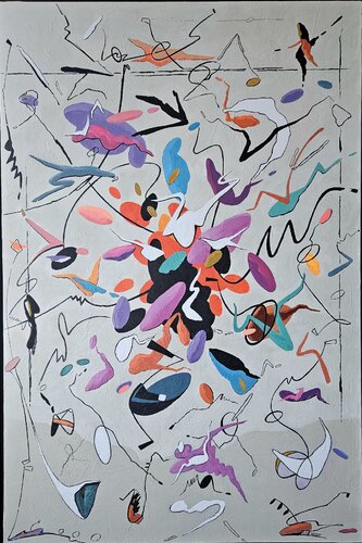HANG ON TO YOUR LOVE by Valeriano CORTÁZAR, Painting for Sale on Select