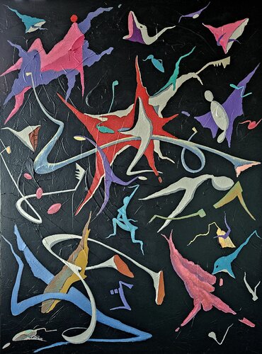 Nights in White Satin by Valeriano CORTÁZAR, Painting for Sale on Select