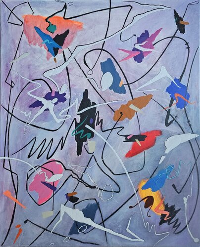 5 A.M. - D. GILMOUR by Valeriano CORTÁZAR, Painting for Sale on Select