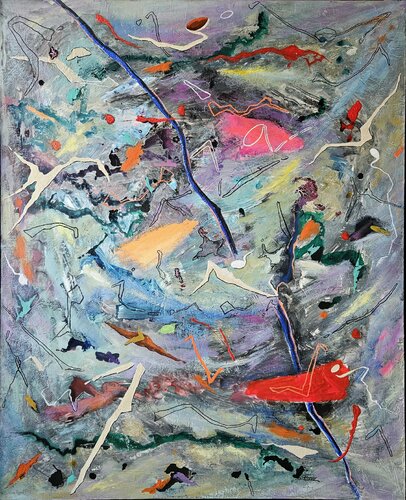 AND THEN... (D. Gilmour) by Valeriano CORTÁZAR, Painting for Sale on Select