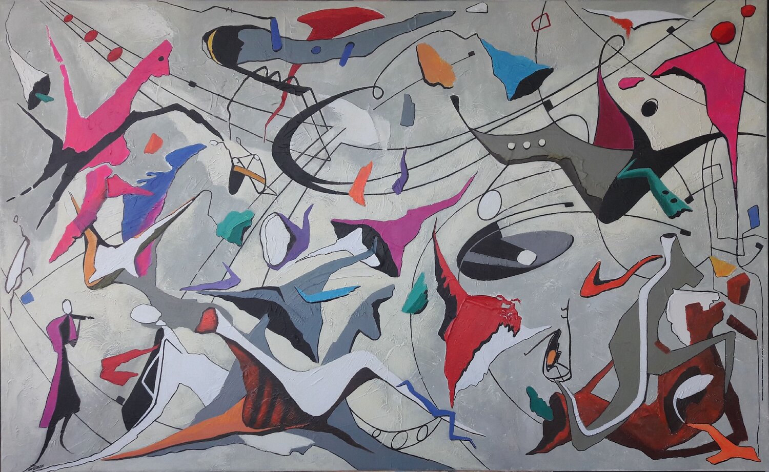 Mendelssohn Concerto E minor OP64 Valeriano CORTÁZAR Original painting for sale