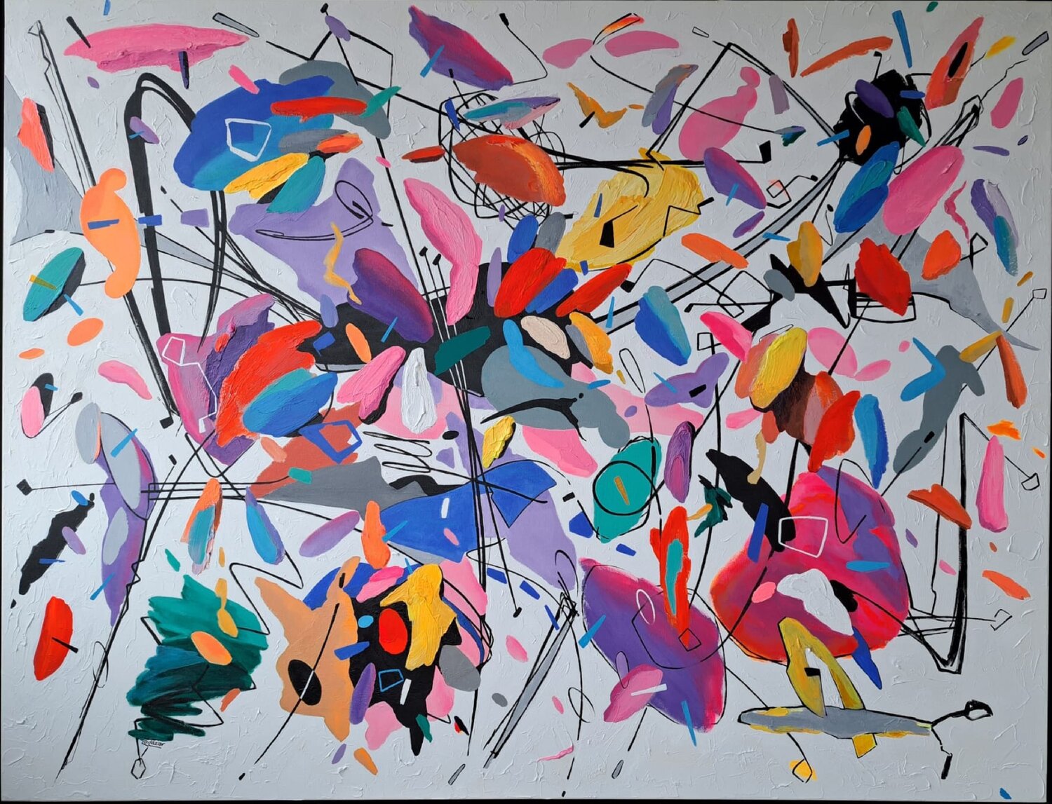 ANDANTE - C21 - MOZART Valeriano CORTÁZAR Original painting for sale