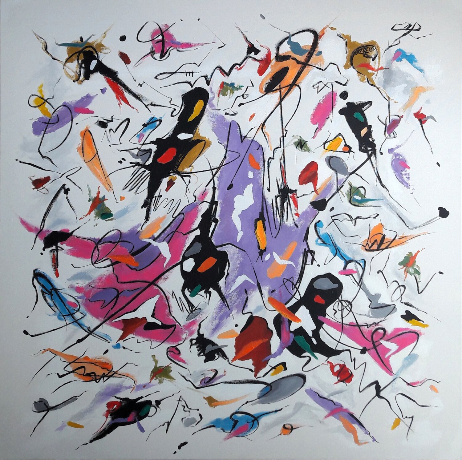 OBLIVION (II) Valeriano CORTÁZAR Original painting for sale