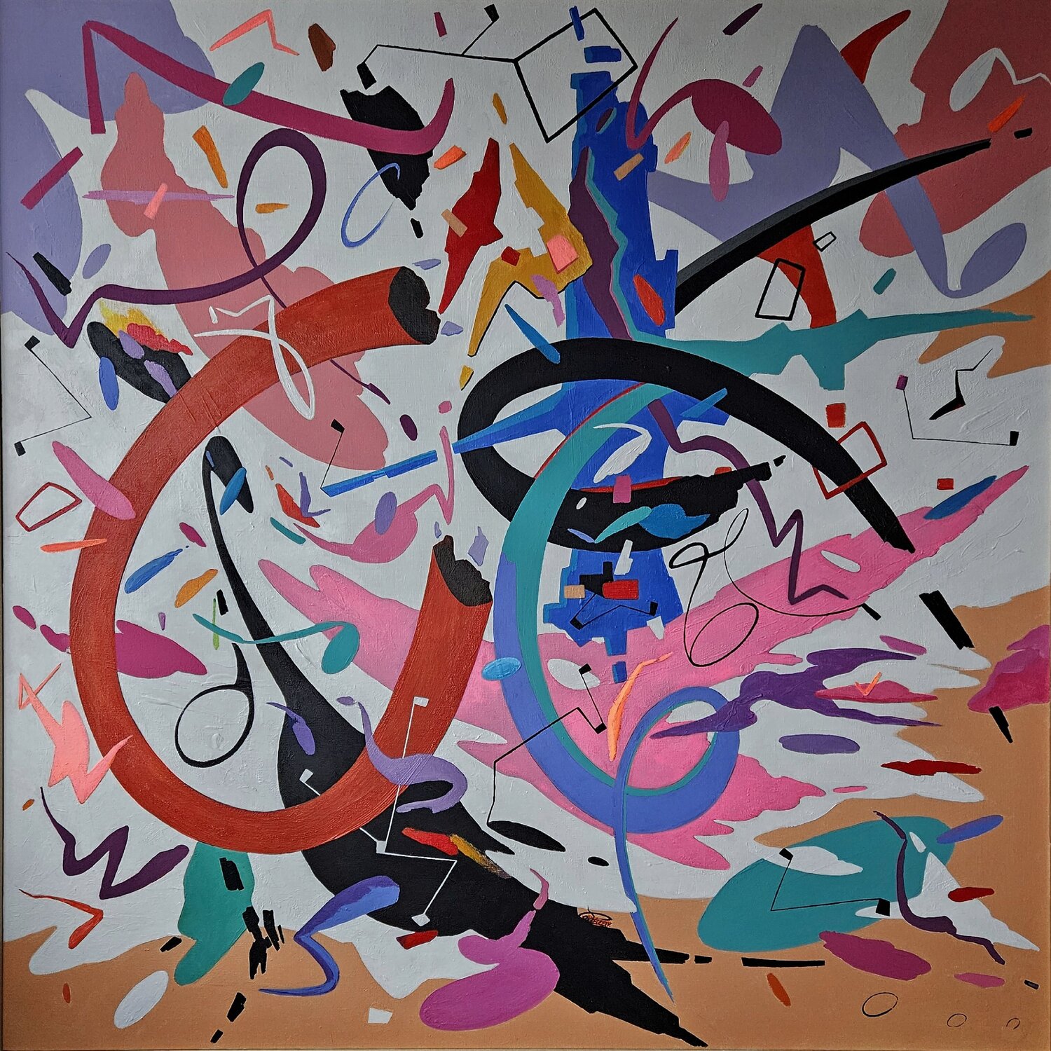 Waltz nro 3 Shostakovich Valeriano CORTÁZAR Original painting for sale