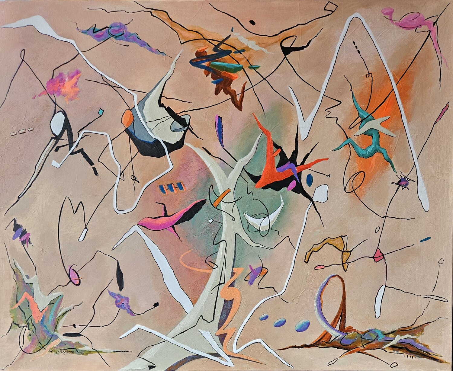 One Valeriano CORTÁZAR Original painting for sale