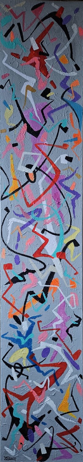 FUOCO DI GIOGIA Valeriano CORTÁZAR Original painting for sale
