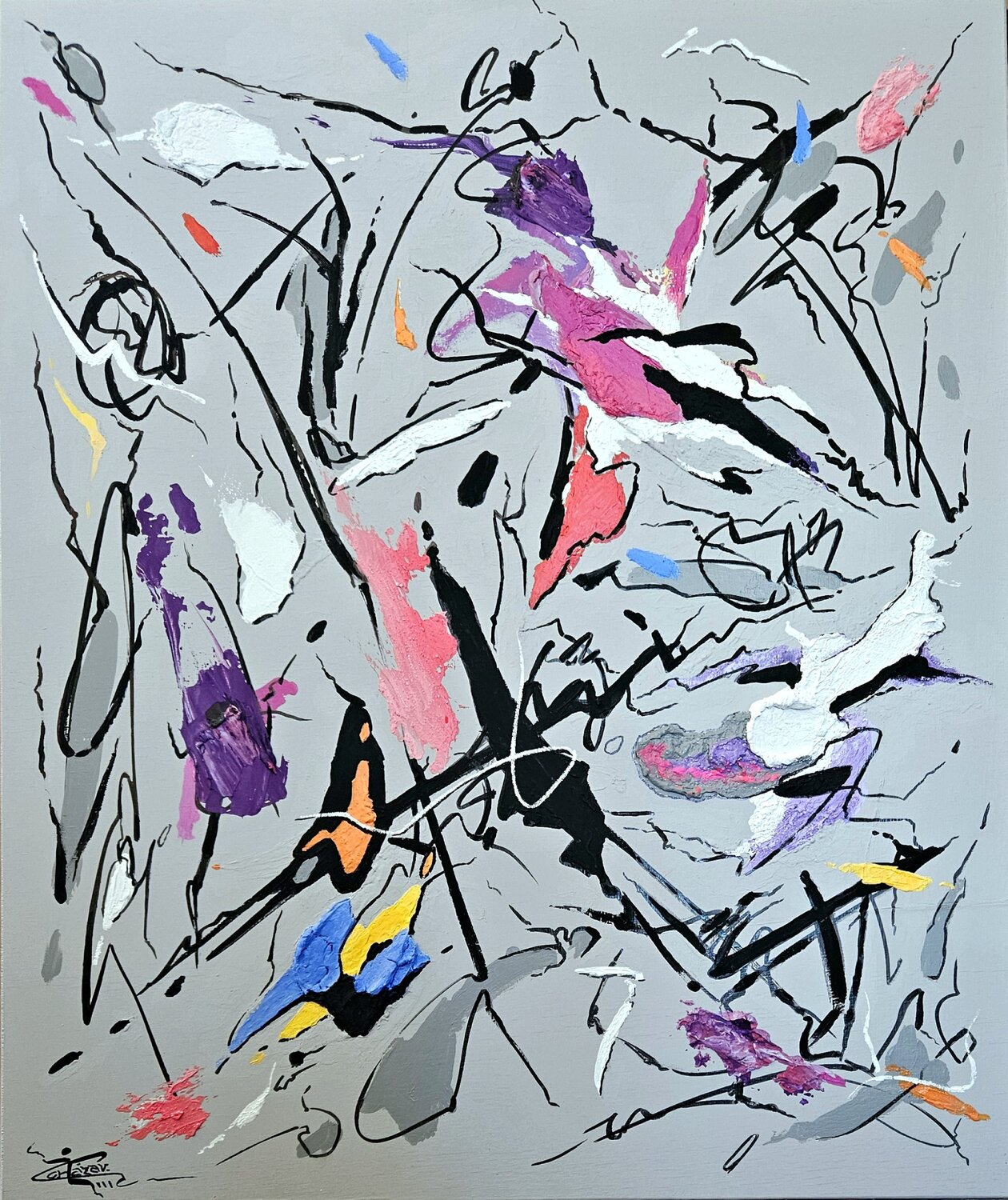 VA PENSIERO Valeriano CORTÁZAR Original painting for sale