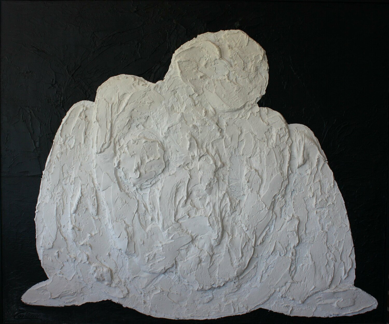 MATERNIDAD Valeriano CORTÁZAR Original painting for sale