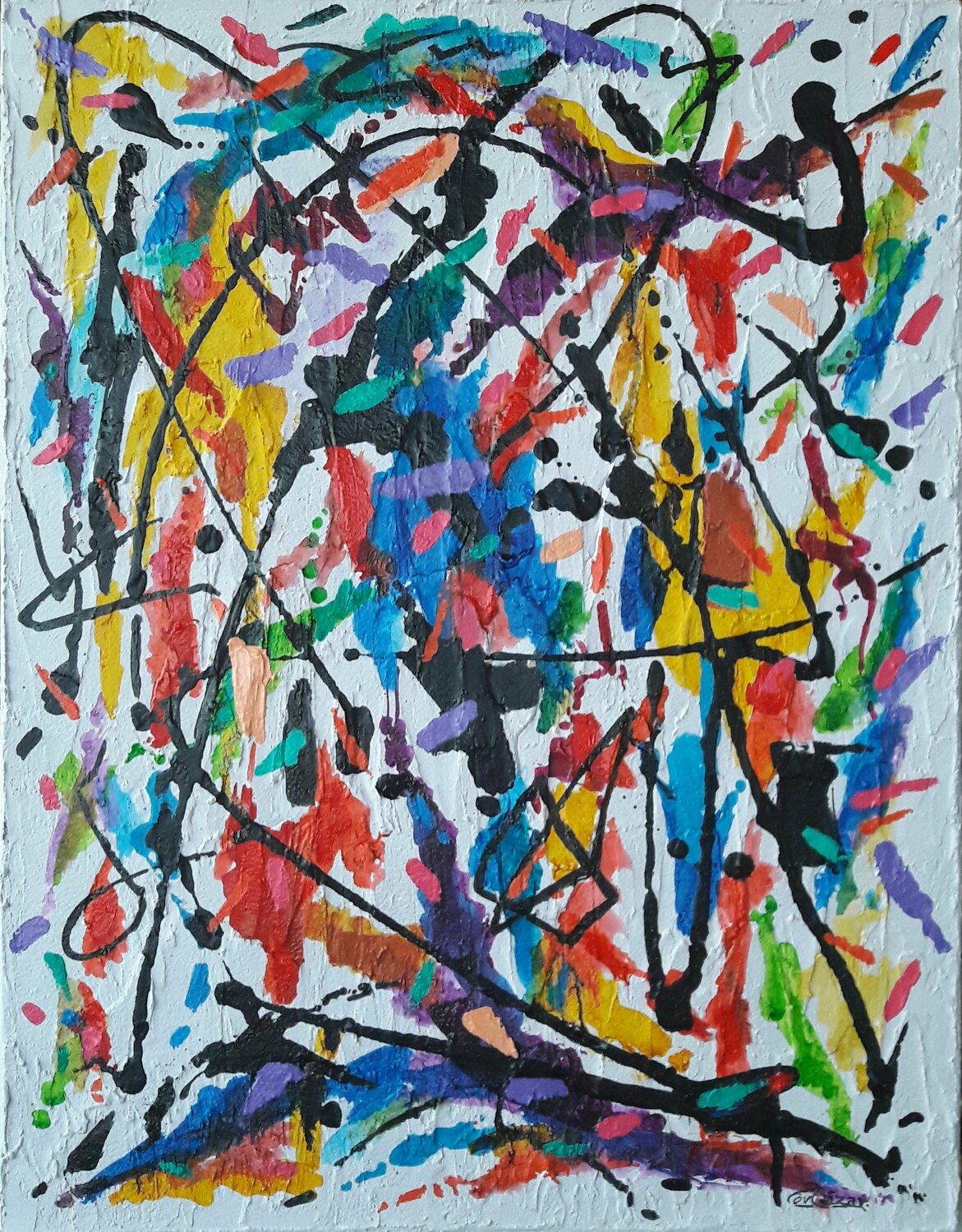 SO MANY ROADS Valeriano CORTÁZAR Original painting for sale