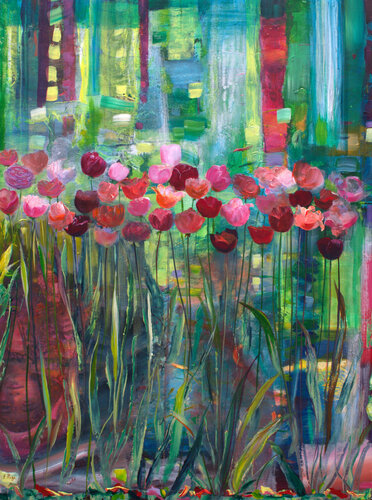 Mais quelle image avais-je de toi Albertine que celle d’un reflet trop vite perdu, et tant de fois recherché. by François Pagé, Painting for Sale on Select