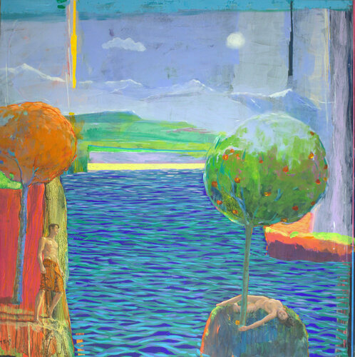 Paradise now! by François Pagé, Painting for Sale on Select