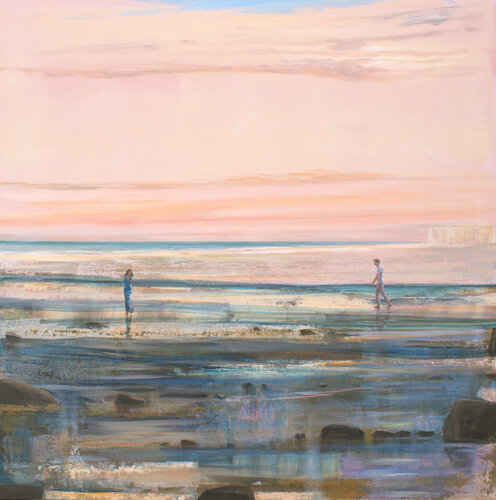 La rencontre by François Pagé, Painting for Sale on Select