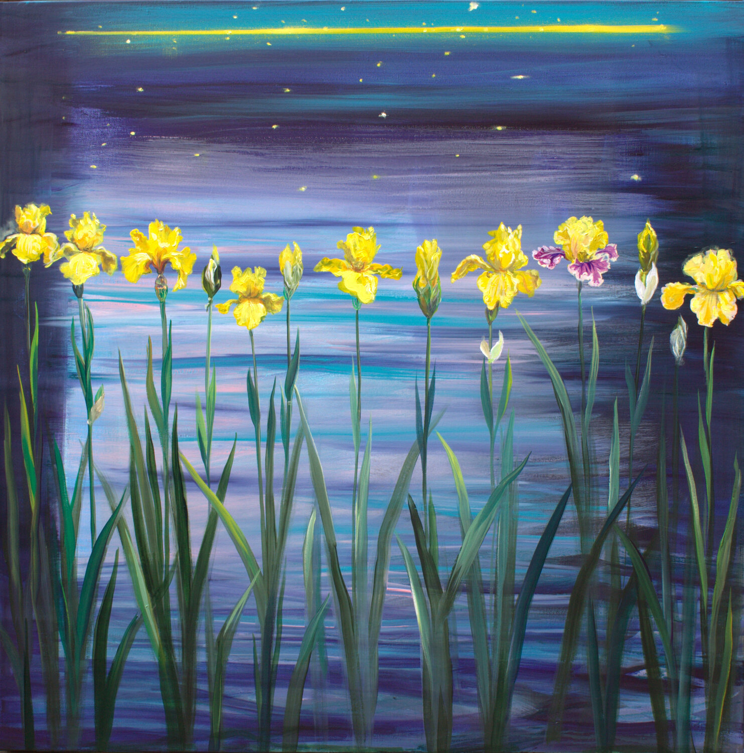 Je n'avais pratiquement plus d'espoir et pourtant quelle fête m'avez-vous fait ! François Pagé Original painting for sale