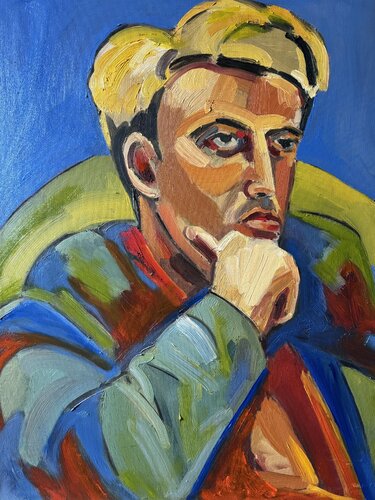 Portrait of M by Steven Miller, Painting for Sale on Select