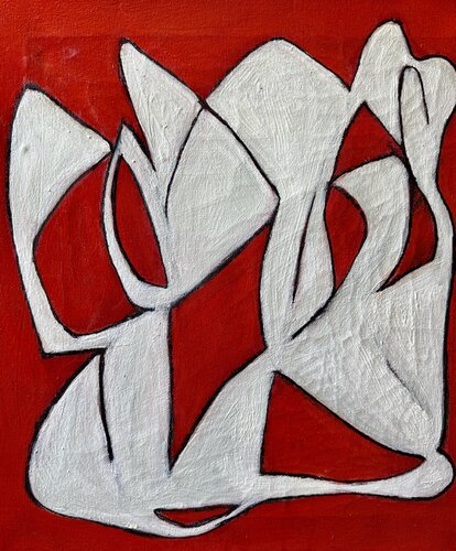 Red No. 6 by Steven Miller, Painting for Sale on Select