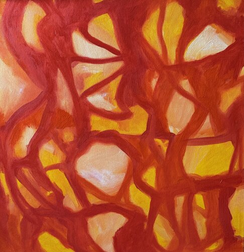 Red Dream No. 4 by Steven Miller, Painting for Sale on Select
