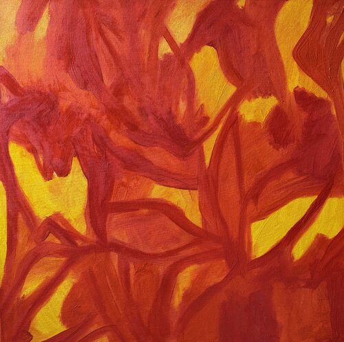 Red Dream No. 5 by Steven Miller, Painting for Sale on Select