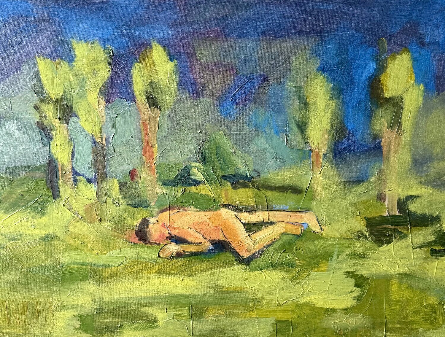 The Big Sleep Steven Miller Original painting for sale