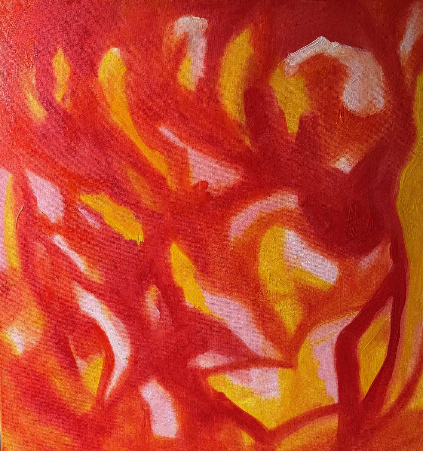 Red Dream No. 6 Steven Miller Original painting for sale