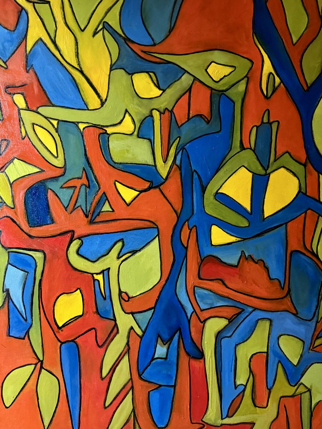 All In Steven Miller Original painting for sale