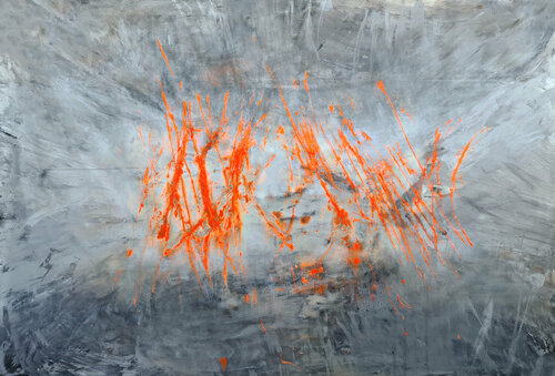 On the border by Gabi Ger, Painting for Sale on Select