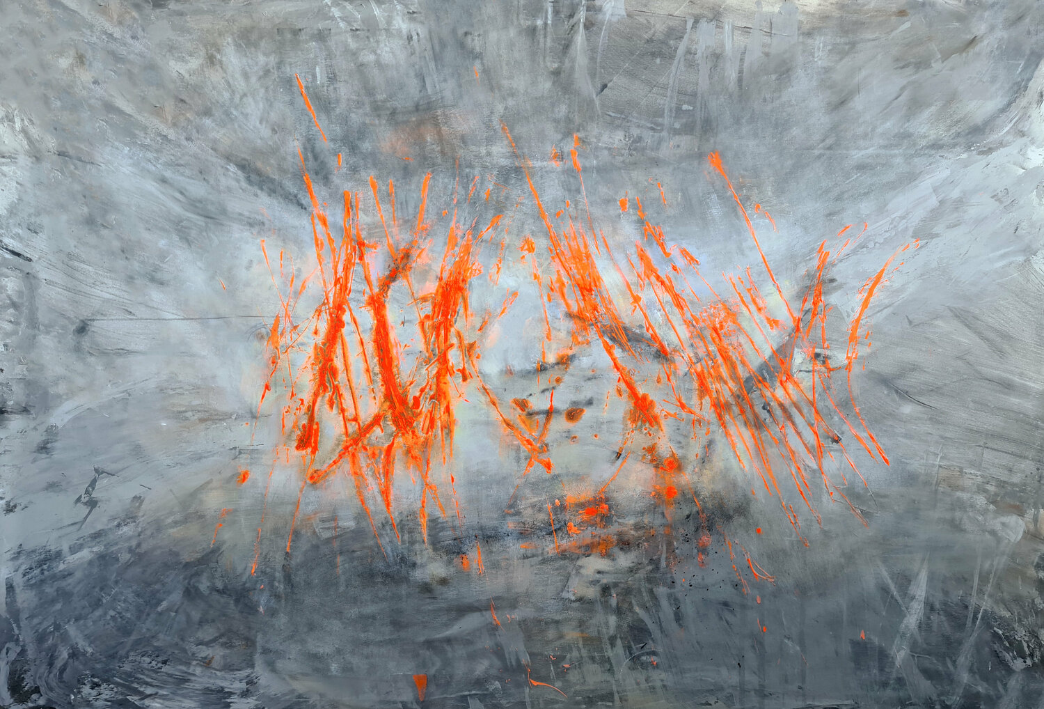 On the border Gabi Ger Original painting for sale