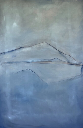 Blue Landscape by Marilina Marchica, Painting for Sale on Select
