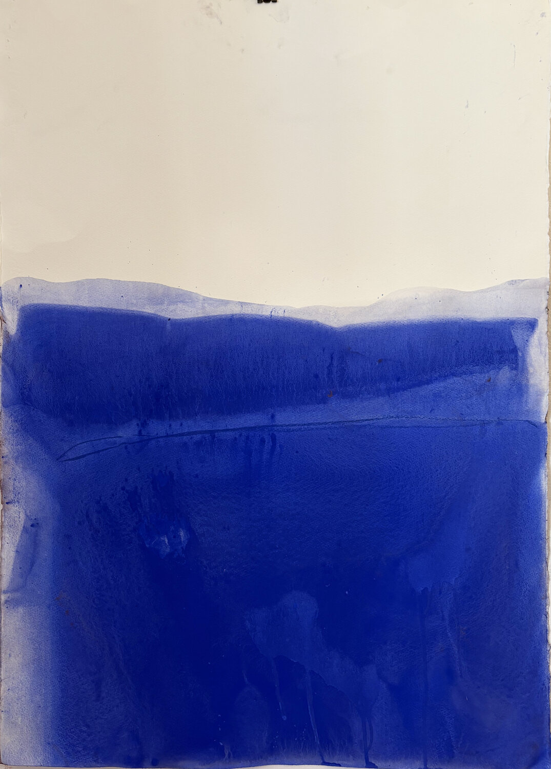 Blue Landscape Marilina Marchica Drawing for sale