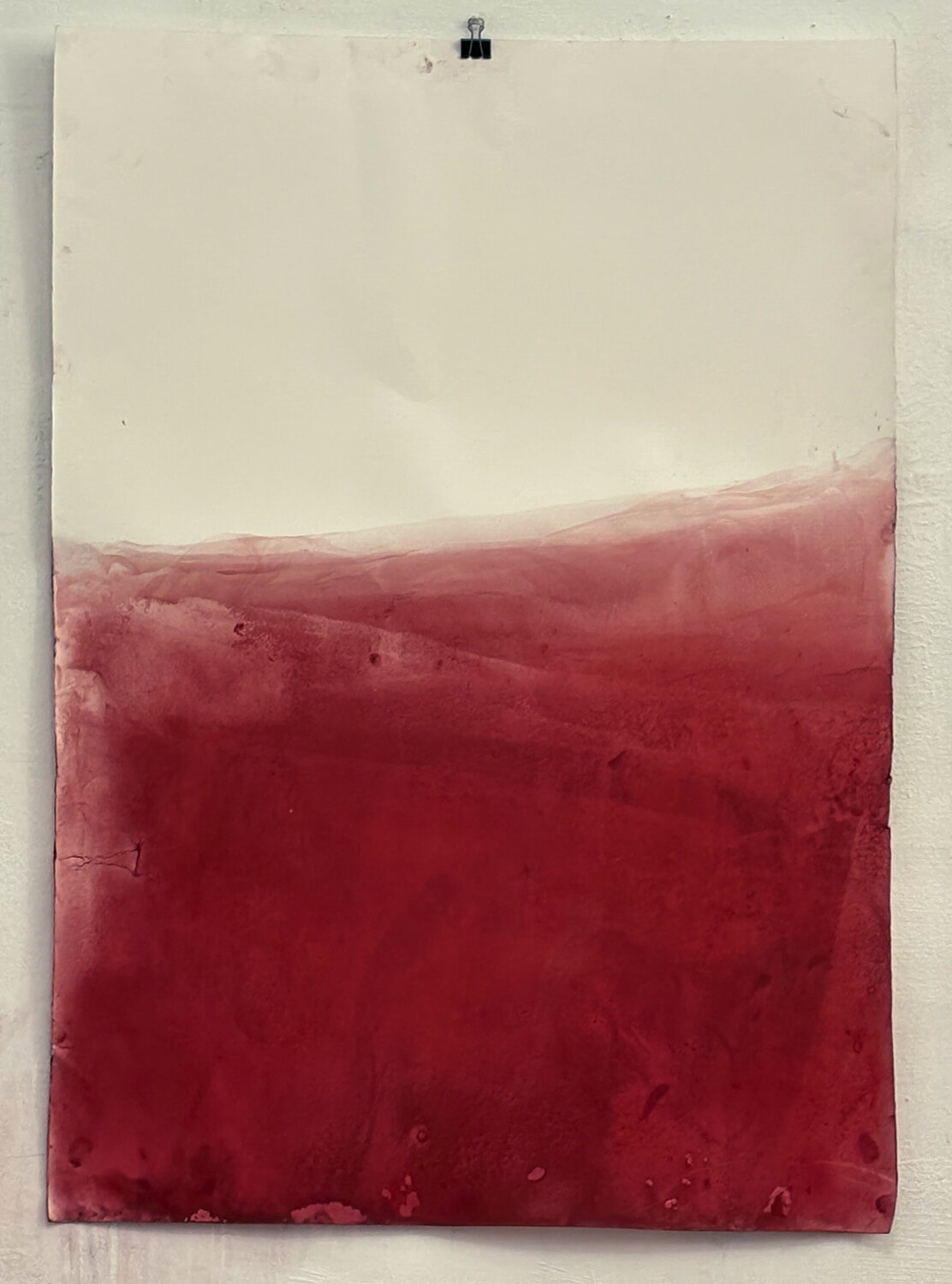 RED Landscape Marilina Marchica Drawing for sale