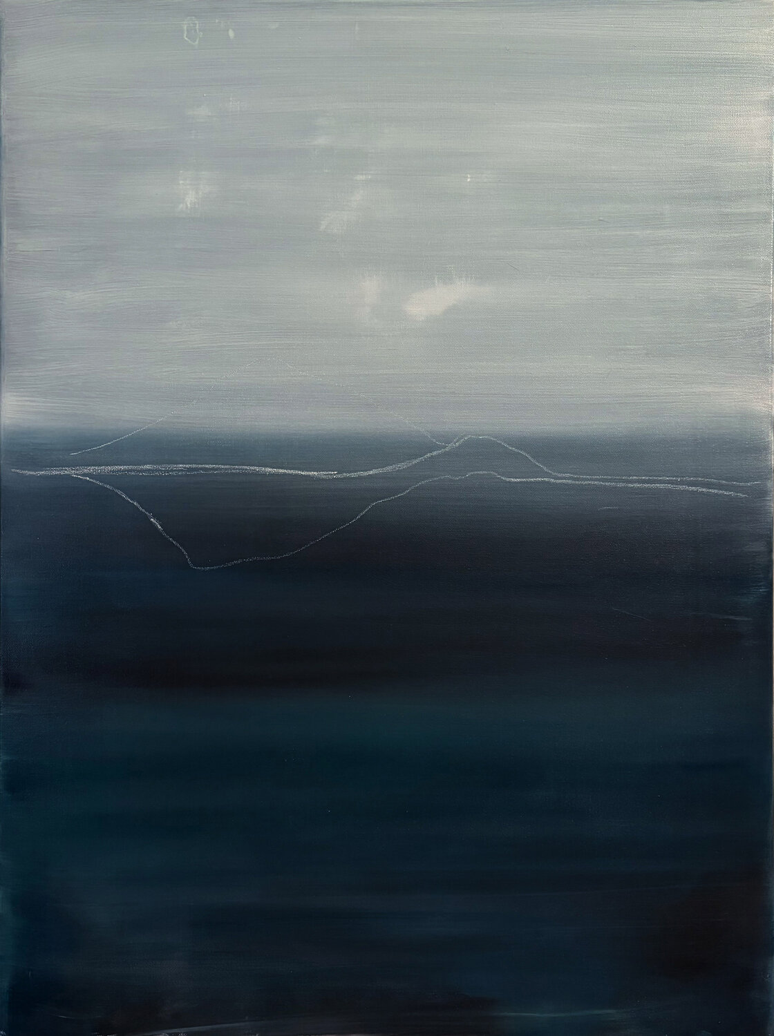 Blue Landscape Marilina Marchica Original painting for sale