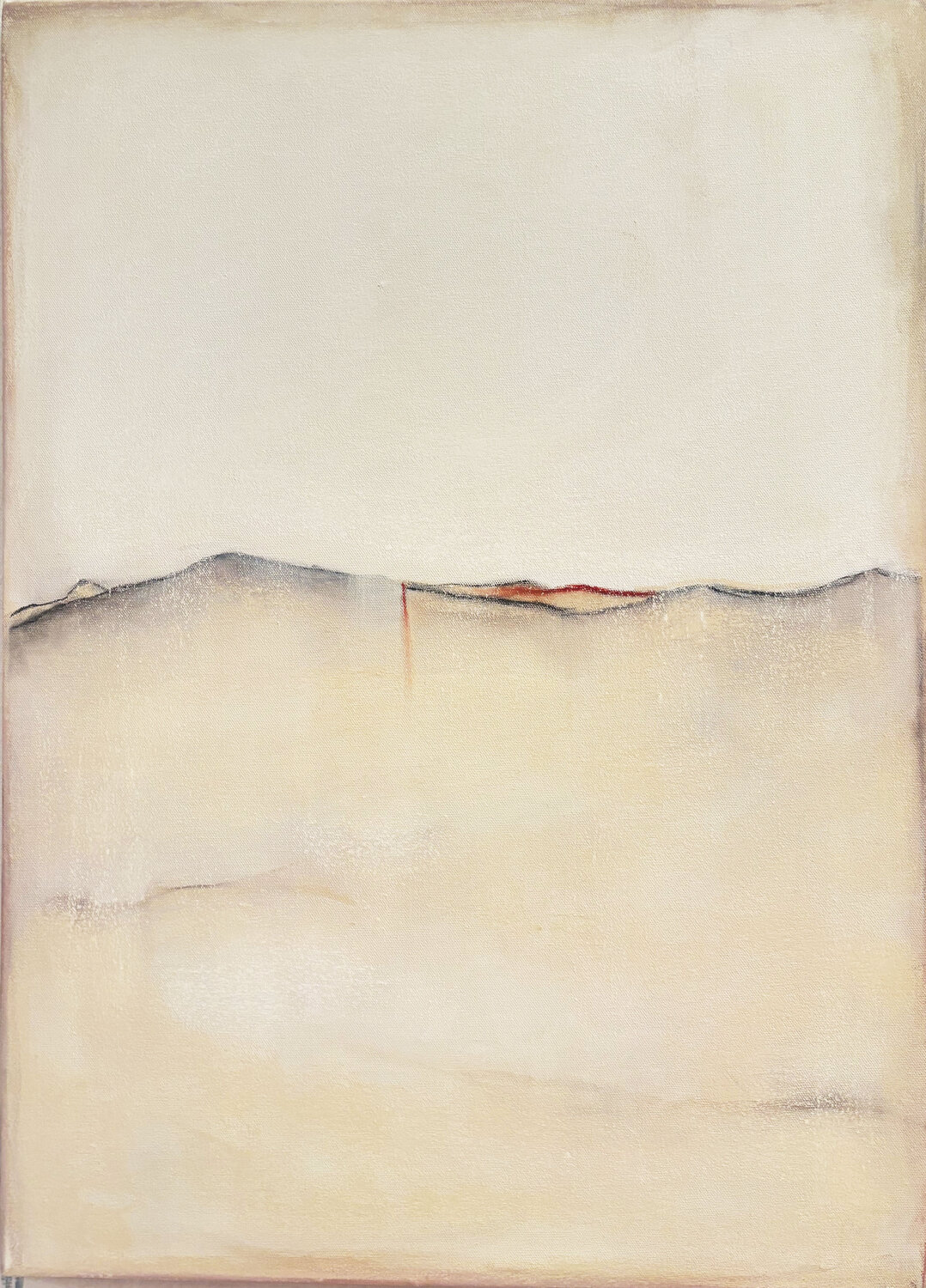 White Landscape Marilina Marchica Original painting for sale
