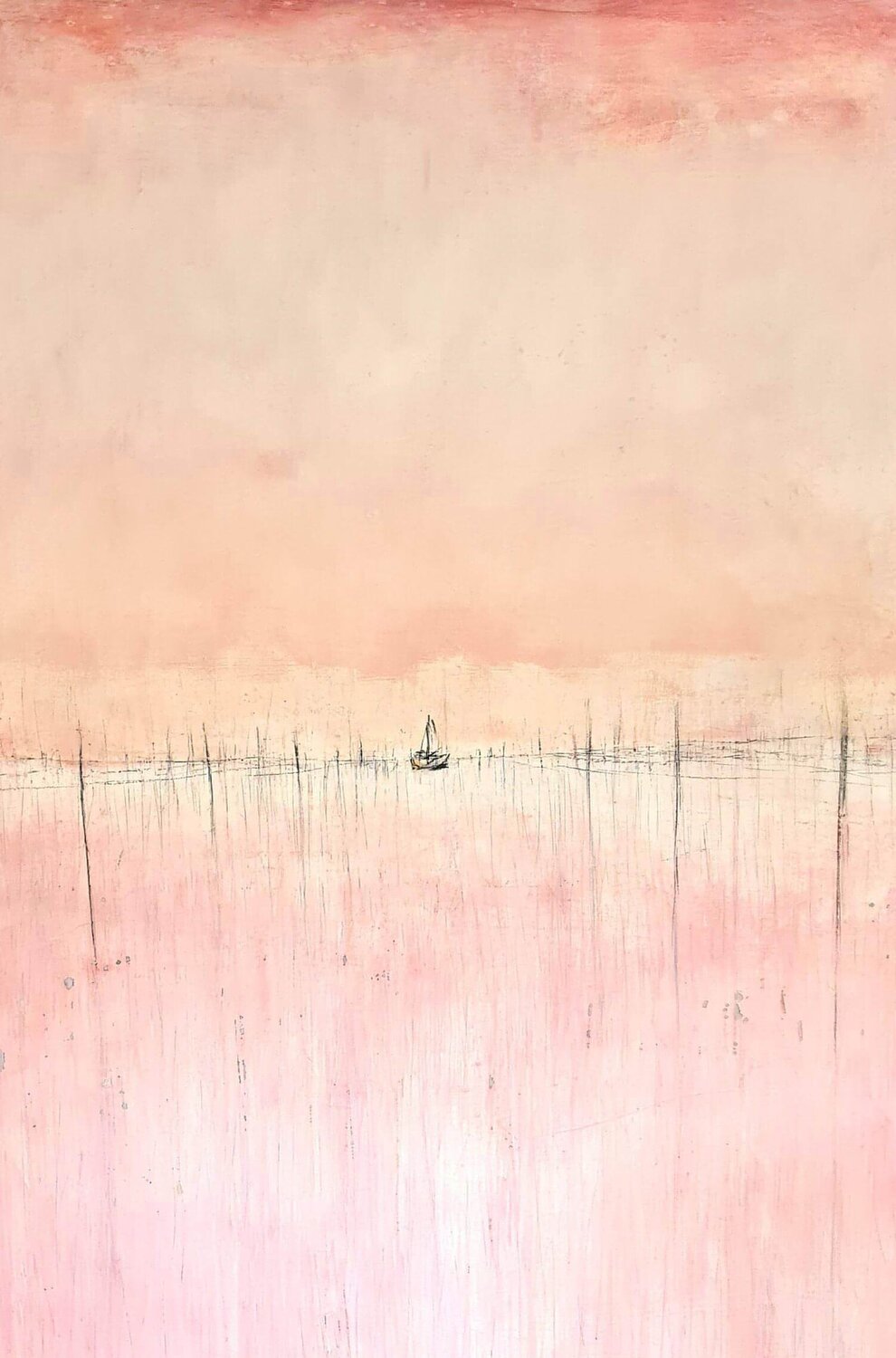 Traum vom Segelschein Conny Wachsmann Original painting for sale