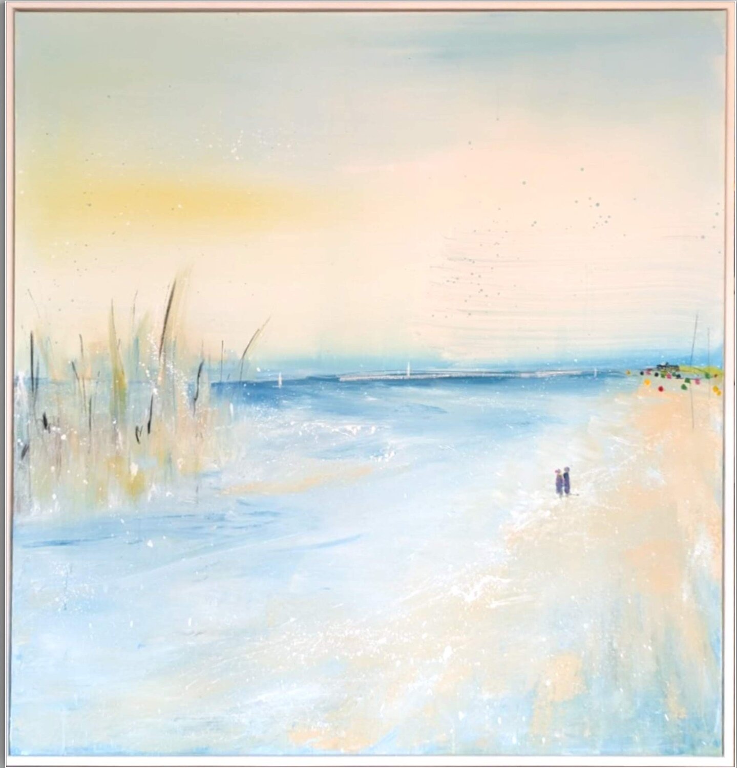 Tanzender Strandhafer (Dancing in the Dunes) Conny Wachsmann Original painting for sale