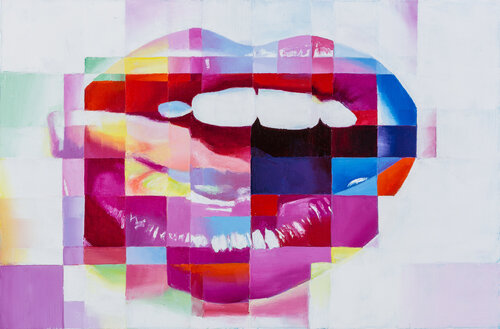 Playful Seduction by Assunta Cassa, Painting for Sale on Select