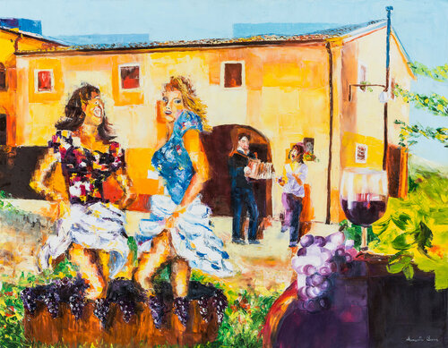 Nettare d'autunno by Assunta Cassa, Painting for Sale on Select
