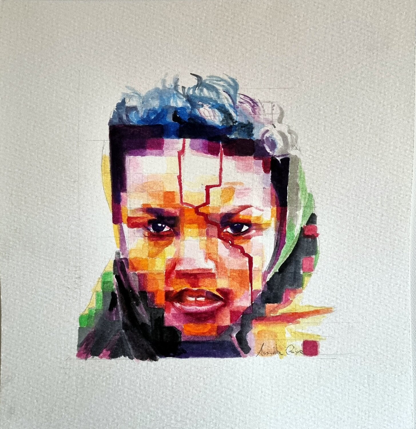 Cicatrici Assunta Cassa Original painting for sale
