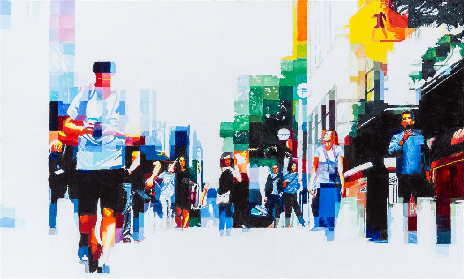 Urban Connections Assunta Cassa Original painting for sale
