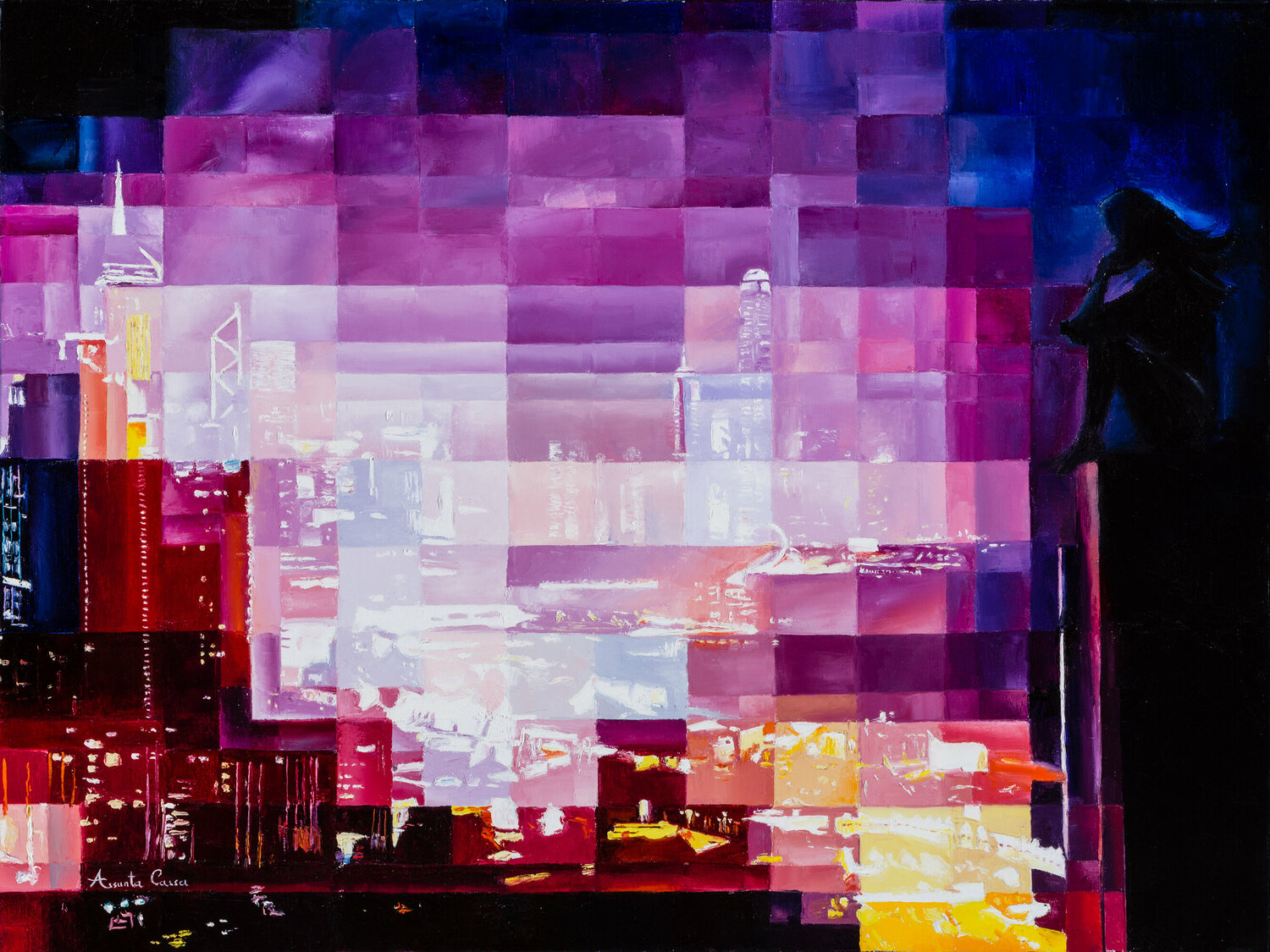 Heartcity Assunta Cassa Original painting for sale
