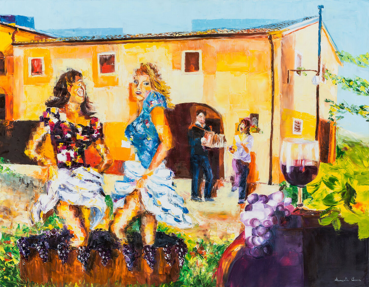 Nettare d'autunno Assunta Cassa Original painting for sale