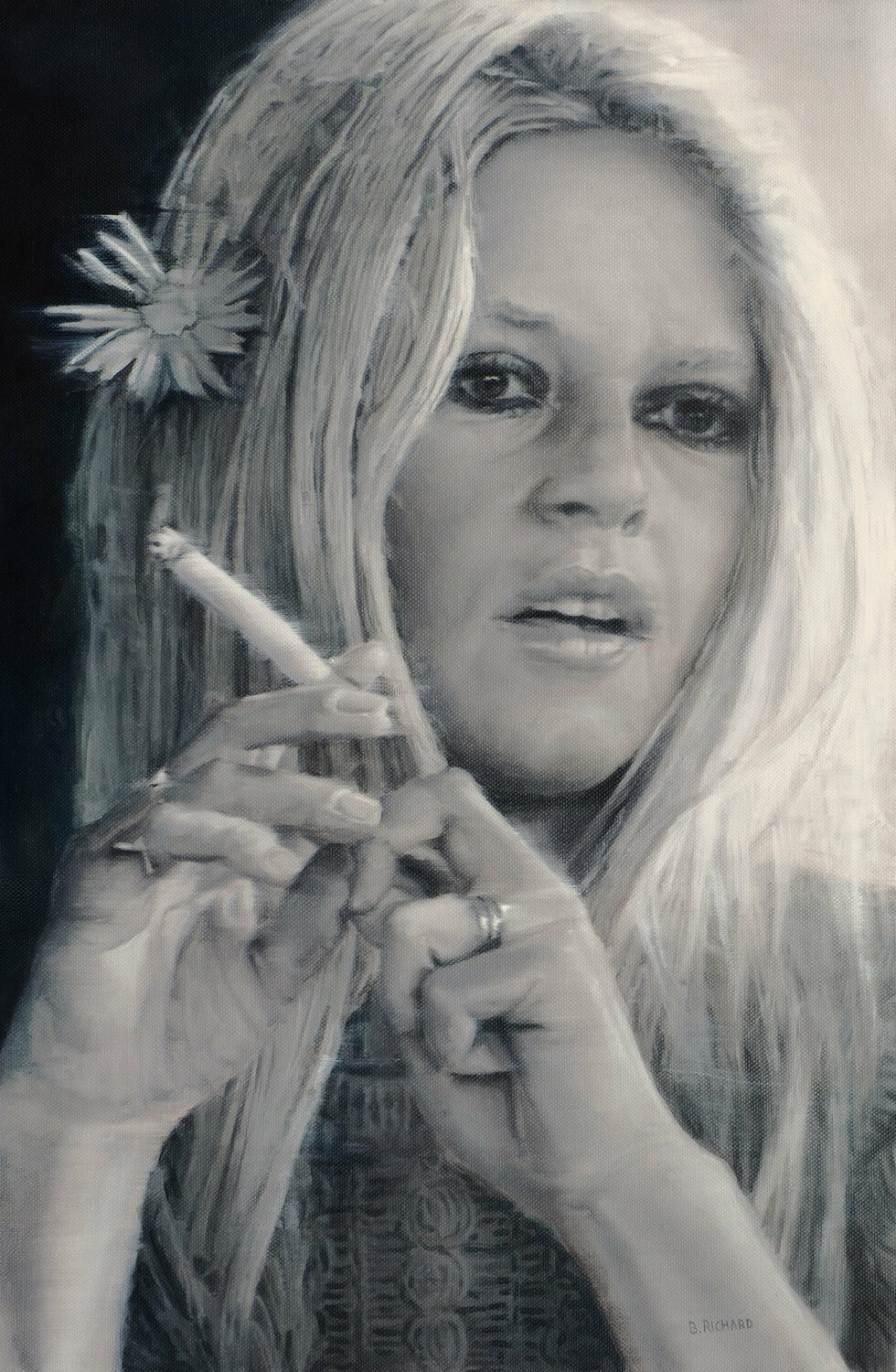 Brigitte Bruno Richard Original painting for sale