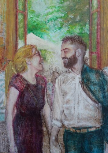 Complicità by Carolina Moretti, Painting for Sale on Select