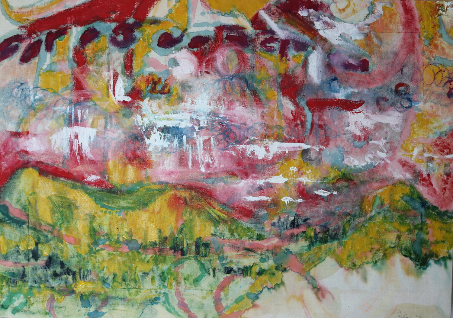 VII chakra Carolina Moretti Original painting for sale