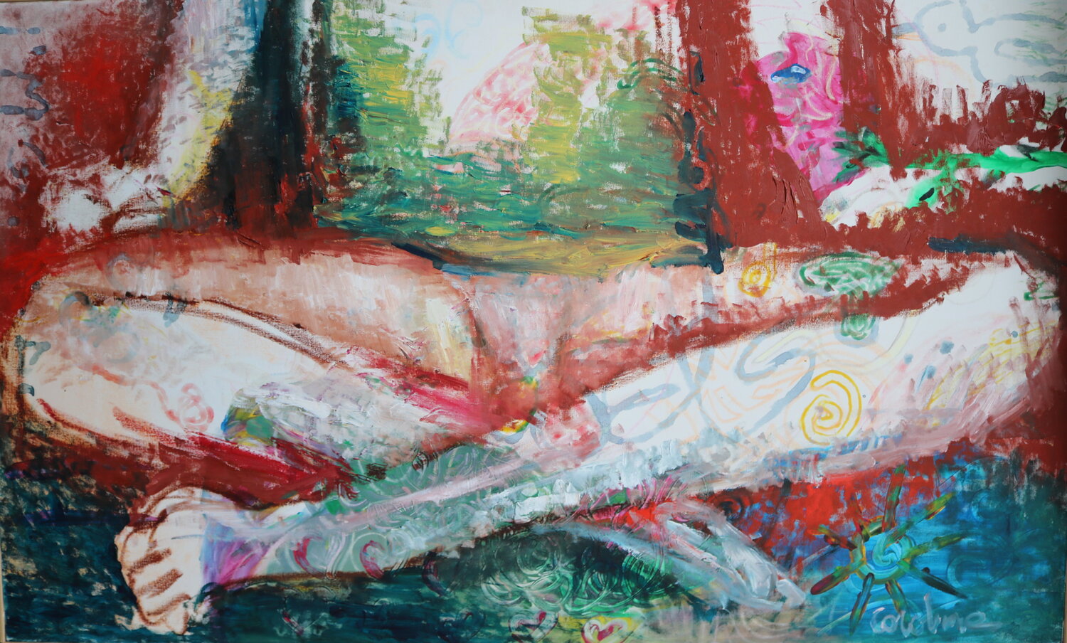 I chakra Carolina Moretti Original painting for sale
